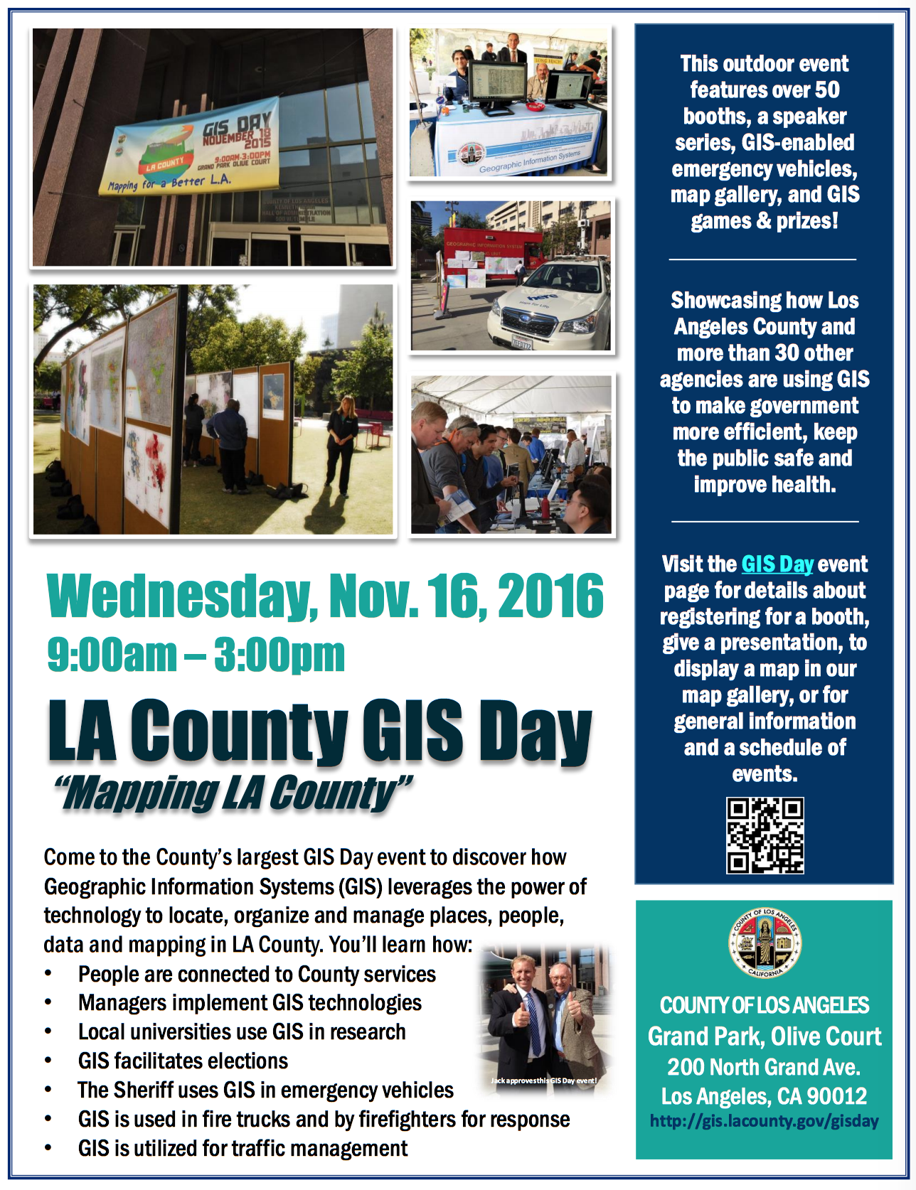 Go Metro to L.A. County GIS Day at Grand Park Van Nuys Neighborhood