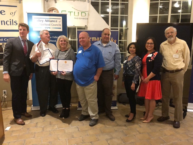 Lake Balboa Neighborhood Council - VANC Award 2018 winner for Working Collaboratively