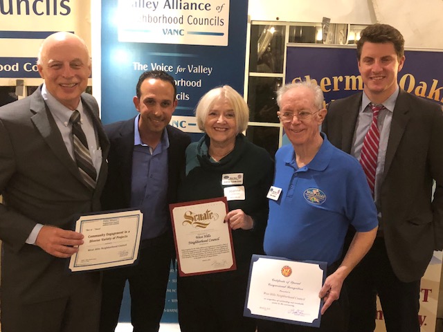 West Hills Neighborhood Council - VANC Award 2018 for Community Engagement